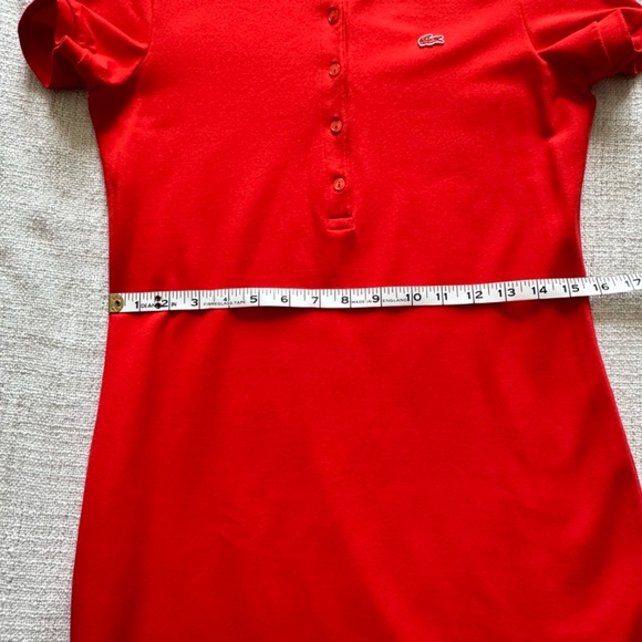 Lacoste Orange Polo Dress - Size 36 - Picture 9 of 10